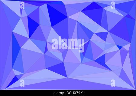 Polygonal mosaic with gradient color abstract geometric background. Low Poly background design. Technology low Poly background. Stock Vector