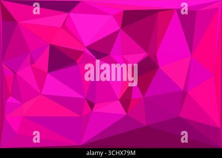 Polygonal mosaic with gradient color abstract geometric background. Low Poly background design. Technology low Poly background. Stock Vector