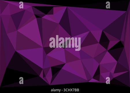 Polygonal mosaic with gradient color abstract geometric background. Low Poly background design. Technology low Poly background. Stock Vector