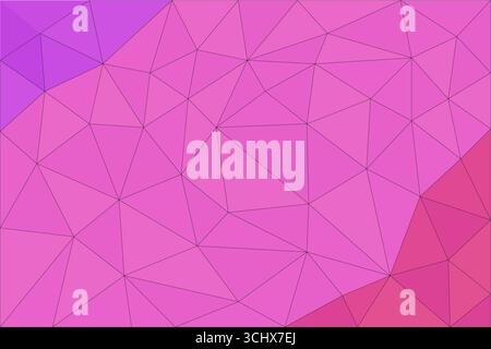 Polygonal mosaic with gradient color abstract geometric background. Low Poly background design. Technology low Poly background. Stock Vector
