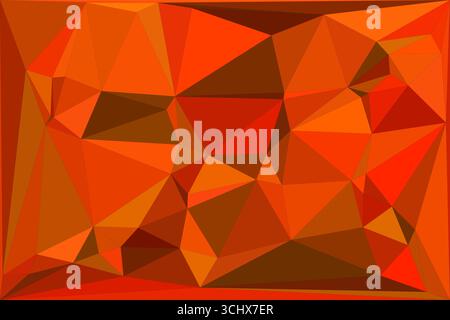 Polygonal mosaic with gradient color abstract geometric background. Low Poly background design. Technology low Poly background. Stock Vector