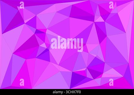 Polygonal mosaic with gradient color abstract geometric background. Low Poly background design. Technology low Poly background. Stock Vector