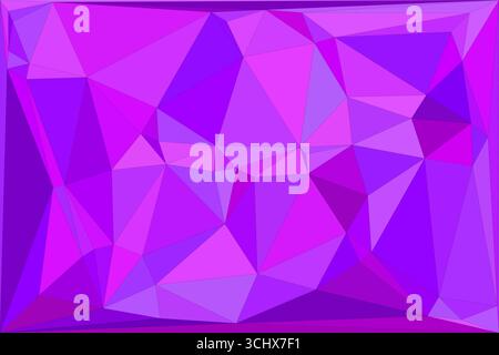 Polygonal mosaic with gradient color abstract geometric background. Low Poly background design. Technology low Poly background. Stock Vector