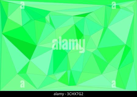Polygonal mosaic with gradient color abstract geometric background. Low Poly background design. Technology low Poly background. Stock Vector
