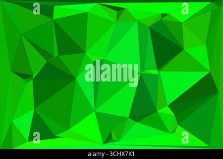 Polygonal mosaic with gradient color abstract geometric background. Low Poly background design. Technology low Poly background. Stock Vector