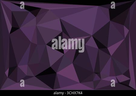 Polygonal mosaic with gradient color abstract geometric background. Low Poly background design. Technology low Poly background. Stock Vector
