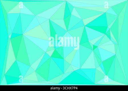 Polygonal mosaic with gradient color abstract geometric background. Low Poly background design. Technology low Poly background. Stock Vector
