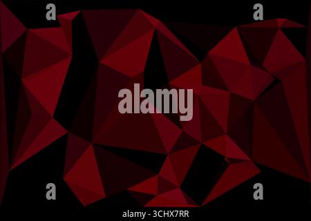 Polygonal mosaic with gradient color abstract geometric background. Low Poly background design. Technology low Poly background. Stock Vector