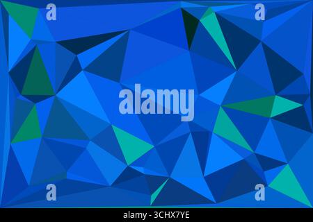 Polygonal mosaic with gradient color abstract geometric background. Low Poly background design. Technology low Poly background. Stock Vector