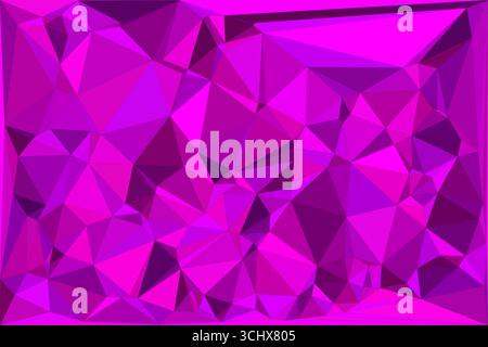 Polygonal mosaic with gradient color abstract geometric background. Low Poly background design. Technology low Poly background. Stock Vector