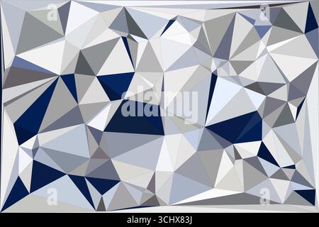 Polygonal mosaic with gradient color abstract geometric background. Low Poly background design. Technology low Poly background. Stock Vector