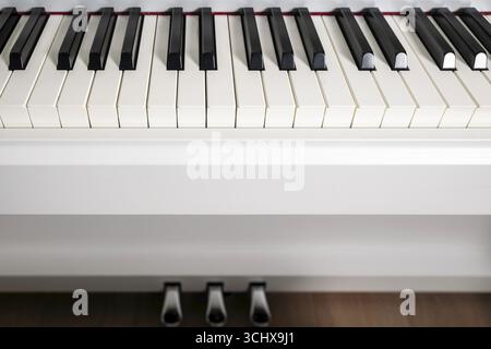 Symbol photo piano keyboard Stock Photo