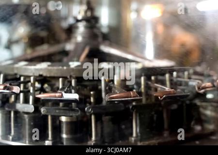 Bullet feeder for assembly on the assembly line, weapons production ...