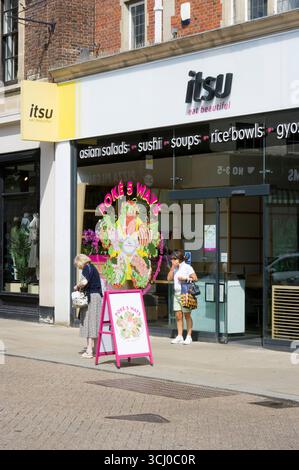 Itsu- British chain of asian- inspired food, exterior logo / signage ...