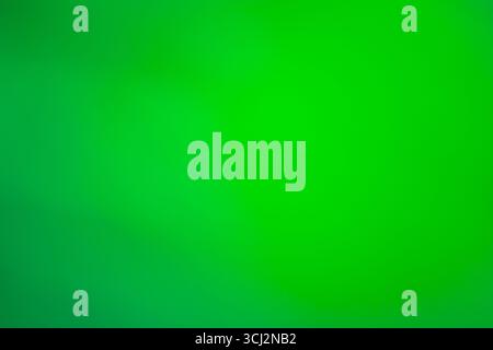Abstract gradient green blurred colorful background. Vibrant green gradient colors blur surrealism background. Stock Photo