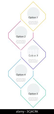 Web development principles rhombic infographic template Stock Vector