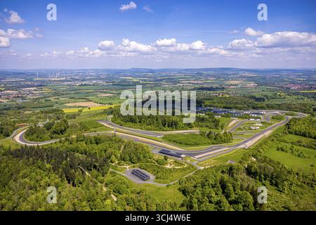 Berg Racing Track Aerial view, Bilster Berg race track, test track and presentation track ...
