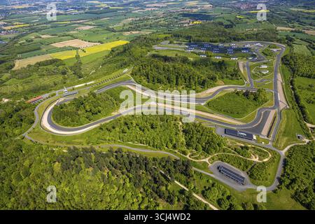 Berg Racing Track Aerial view, Bilster Berg race track, test track and presentation track ...