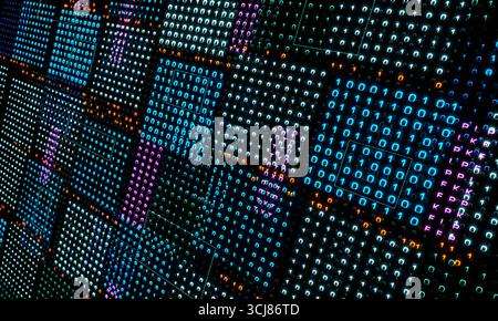 Close up binary code, big data, AI data Artificial Intelligence, computer language. Close up binary code, big data, AI data Artificial Intelligence, computer language. Abstract data, virtual realtiy, technology, science, industry. 3D illustration img technology076s07 binary code big data Stock Photo
