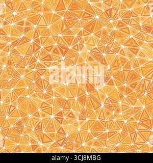 Abstract template background. Multiple repeated inner triangles. Compact triangle size. Mono-tone colored style. Seamless pattern. Stock Vector