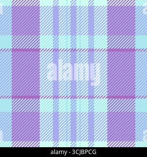 Pastel plaid pattern in trendy, calming hues. Ideal for backgrounds, fabrics, or designs requiring a cozy, soft, and stylish texture. Versatile and ap Stock Vector