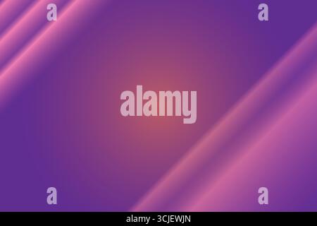 A smooth, abstract background featuring a gradient from deep purple to soft pink. Diagonal, luminous streaks of light add depth and a modern aesthetic Stock Vector