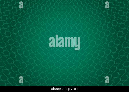 A repeating pattern of thin, interlocking waves in a lighter teal green against a darker teal green gradient background, creating a sophisticated and Stock Vector