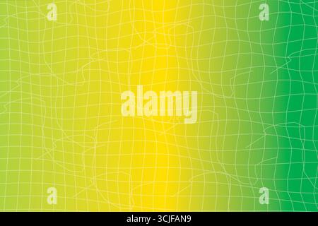 This vibrant vector features an eye-catching abstract grid design, ideal for modern projects. A smooth, dynamic gradient in refreshing yellow and gree Stock Vector