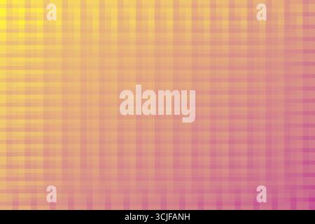 A digital illustration featuring a pixelated grid pattern. The colors transition smoothly from a pale yellow at the top to a deeper pink at the bottom Stock Vector