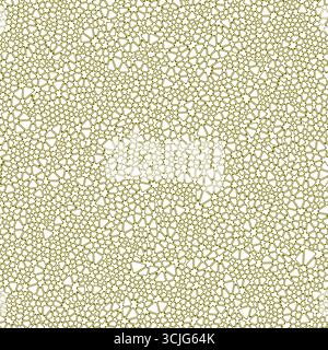 Triangulation geometric shapes background. Tiny triangles size. Solid Color style. Rounded triangular cells outlined. Repeatable pattern. Stock Vector