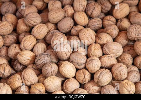Walnut wallpaper background Stock Photo