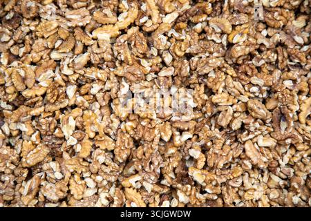 Walnut wallpaper background Stock Photo