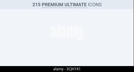 Ultimate icon collection covering home furnishing, utilities, house maintenance, bathroom essentials, and domestic comfort. Perfect for interior design and lifestyle themes. Stock Vector