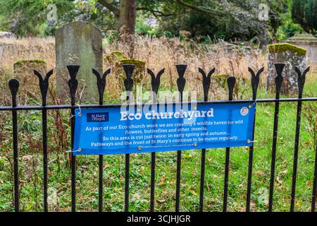 Eco Churchyard, Witney, Oxfordshire Stock Photo