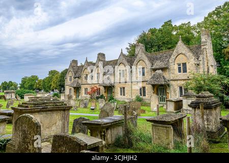 Almshouses in Witney, Oxfordshire,Uk Stock Photo