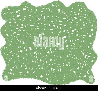 Green Crayon Scribble Fluid Textbox Banner Stock Vector