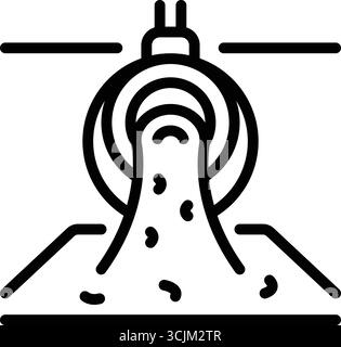 Foundry Metallurgical Icon Vector Illustration Stock Vector Image & Art ...
