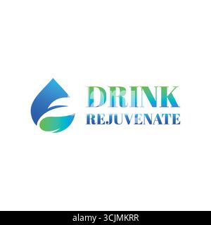 Premium security safety organic natural medical water drop business logo design Stock Vector