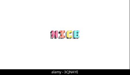 Nice colorful bold popular internet slang word Stock Vector