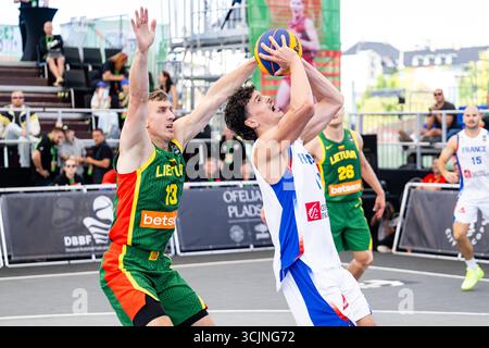 Copenhagen, Denmark - September, 07: Jules Rambaut (17) of France seen ...