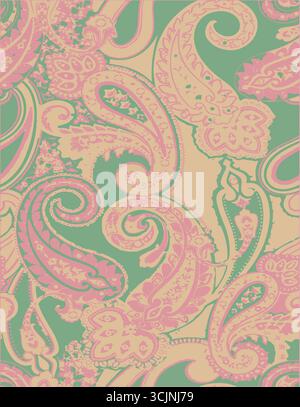 paisley textile pattern design, texture,paisley textile pattern design, Magical Traditional Paisley Seamless Pattern, paisley, vector,all over pattern Stock Vector