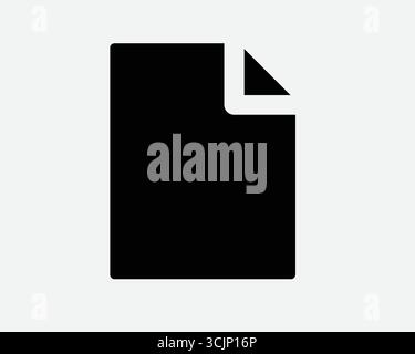 Document File Icon Paper Doc Folder Computer IT Technology Office Note Notepad Information Agreement Contract Docs Word Filling Back Shape Sign Symbol Stock Vector