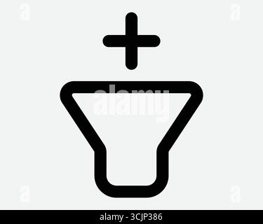 Speaker Increase Volume Icon Radio Sound Up Plus Add Loud Louder Black Graphic Line Outline Shape Broadcast Message Loudness Media Control Button Stock Vector