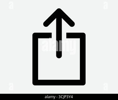Share Icon social media sharing outline line sign symbol forward email message digital technology computer internet socials sharing connection clipart Stock Vector