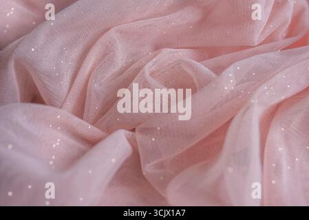 Elegant rose gold glitter background, soft gradient, delicate pastel pink Stock Photo
