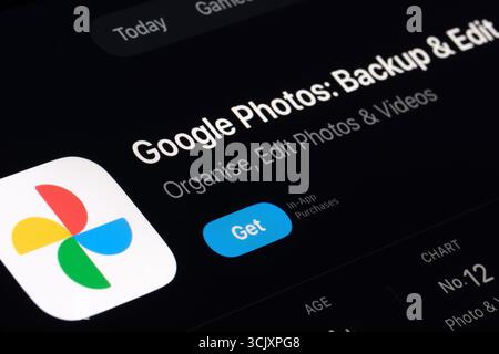 Google Photos app Stock Photo
