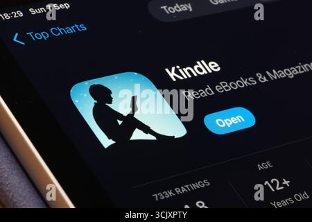 Kindle app Stock Photo