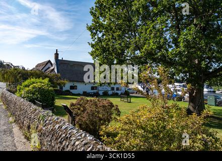 Staithe N Willow cafe in Horning in the Norfolk Broads National Park Stock Photo