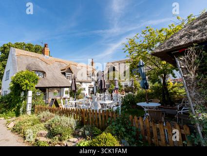 Staithe N Willow cafe in Horning in the Norfolk Broads National Park Stock Photo