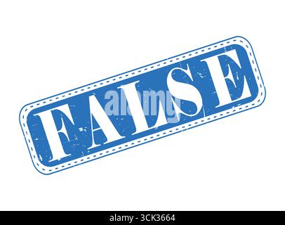 A False Rubber Stamp Seal on a Bar Stock Vector
